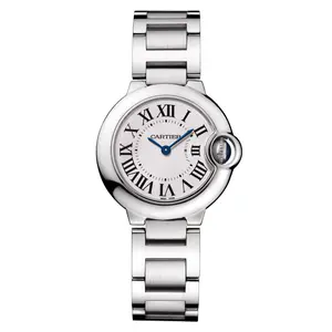 Cartier Ballon Bleu Ladies Quartz Watch 28mm Ref. W69010Z4, Stainless Steel, White Dial WHP036711