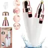 Women's 2-in-1 Rechargeable Shaver Kit - Multifunctional Shaving Head, PVC & Plastic Build, Portable Travel Tool, Nose Hair Trimmer, Eyebrow Razor for Daily Care Everyday Use Single Item Face & Body Grooming