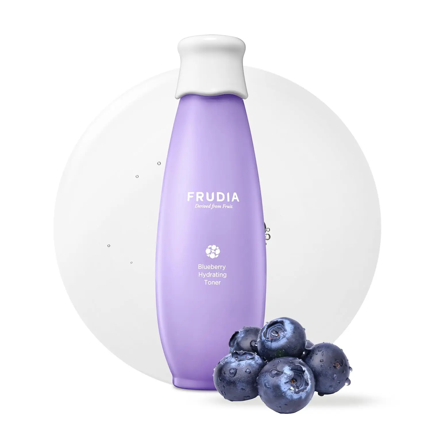 FRUDIA Blueberry Hydrating Face Toner (6.59 fl oz) - Moisturizing Korean Face Toner w/ 88% Blueberry Extract, Vegan Panthenol for Dry Skin | Vegan and Cruelty Free