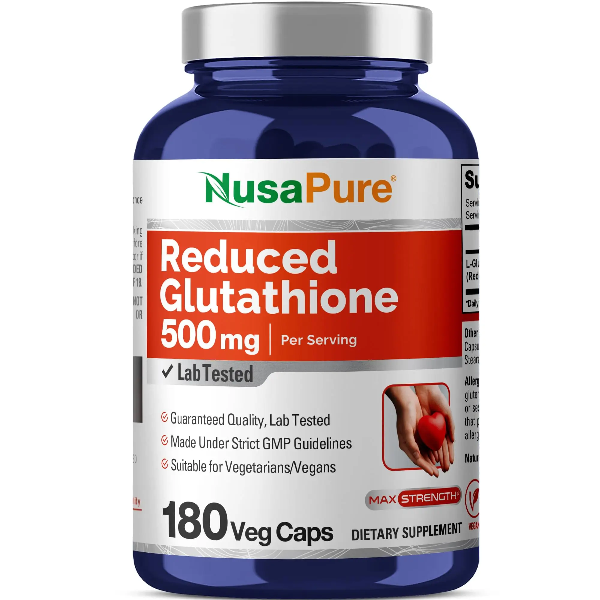 glutathione 500 mg como se toma Glutatión, cisteína y C I Antioxidante y detox I Life Extension main image 0