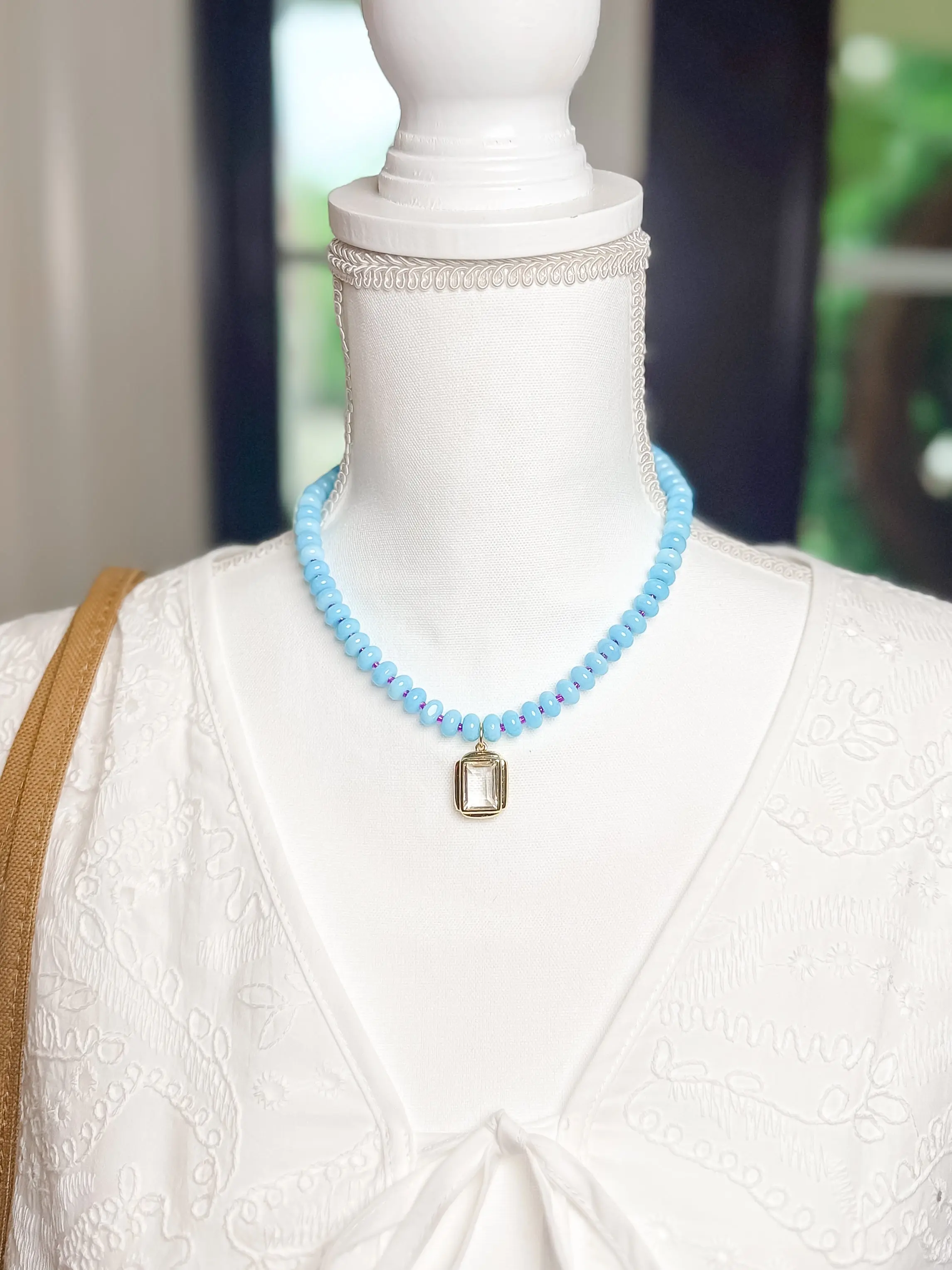 Island Candy Necklace in Blue