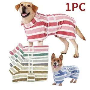 Doggy Bath Towel Pet Robe, Full Coverage Quick-Dry, Soft Skin-Friendly, Comfortable Durable, Ideal for Pets' Grooming Needs