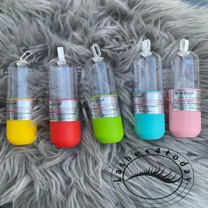 Capsule Bottle Empty Pill Bottle False Eyelash Storage Case Box Packaging