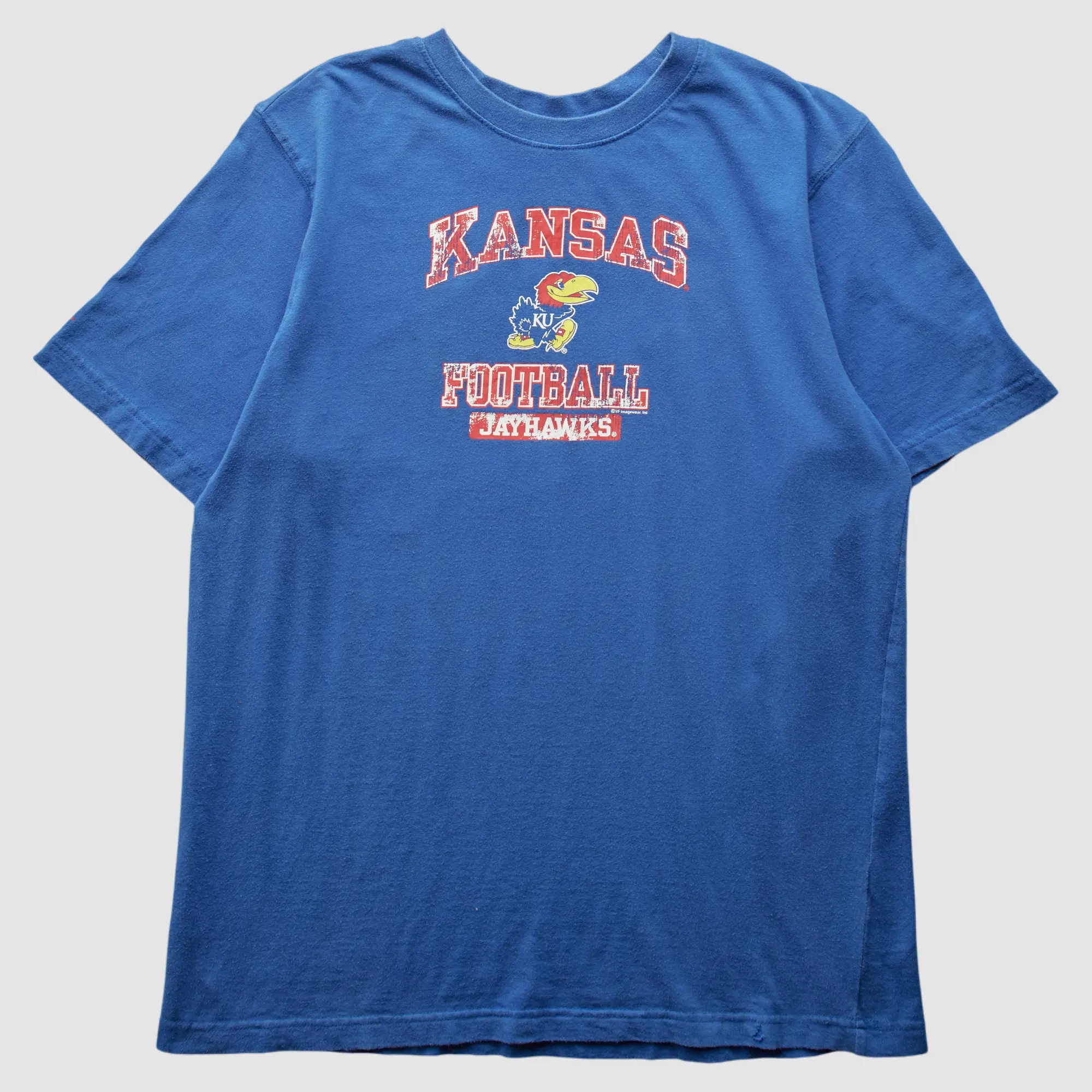 Kansas Jayhawks 2000s T-Shirt - Blue - M