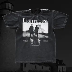 The Lighthouse vintage t-shirt, graphic teeshirt, black Classic Tee, movie teeshirt streetwear