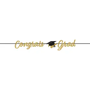 Congrats Grad Ribbon Banner