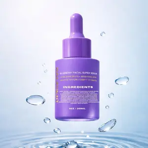 PALZSKIIN Blueberry Dark Spot Correcting Serum 10% Niacinamide 3% NAG Hyaluronic Acid for Sensitive Skin Repair Hydrate Moisture Boosting Hydrating Moisturizer - Moisturizing