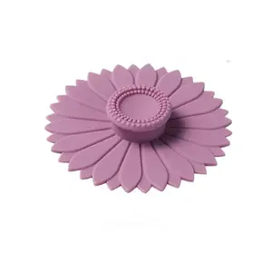Food Grade Silicone Cup Lid, Universal Mug Lid, Petal Tea Cup Lid, Water Cup Lid, Dustproof Lid, Sealed Lid, Creative Cup Lid, Drink Protector