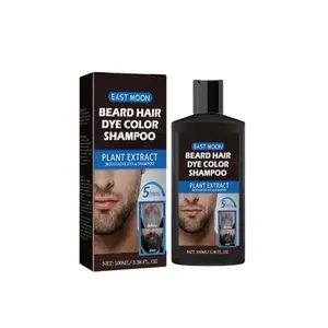 East Moon- Beard Conditioner Quick Color Men's Hair Beard Split End Drying Conditioner Black Hair Care Chamomile