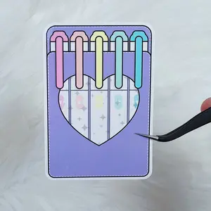 Pen Sleeve w/ Highlighters Vinyl Sticker Die Cut