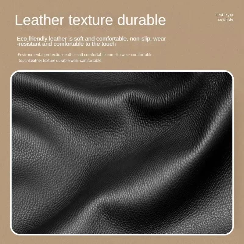 High Quality Car Shift Handle Cover PU Leather Anti-Slip Wear-Resistant Universal Car Automatic Gear Sheath Vehicle Decoration NONE