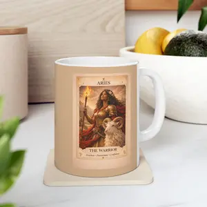 Aries Coffee Mug - Aries Zodiac Mug - Astrology Mug - Aries Gift - Horoscope Mug - Zodiac Coffee Mug - Aries Birthday Gift