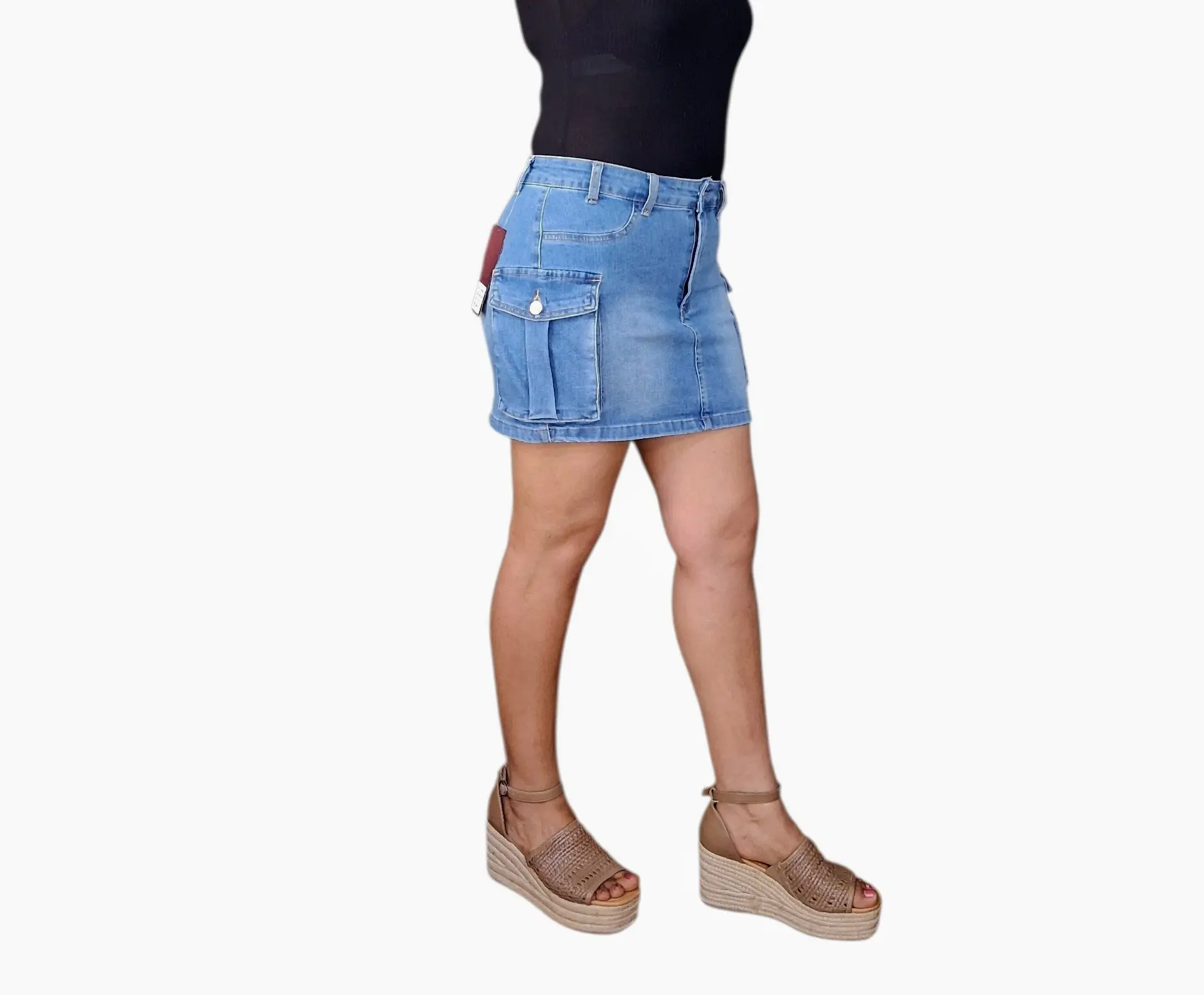 Women's Mini Stretchy Skirt, Womenswear Casual Bottoms