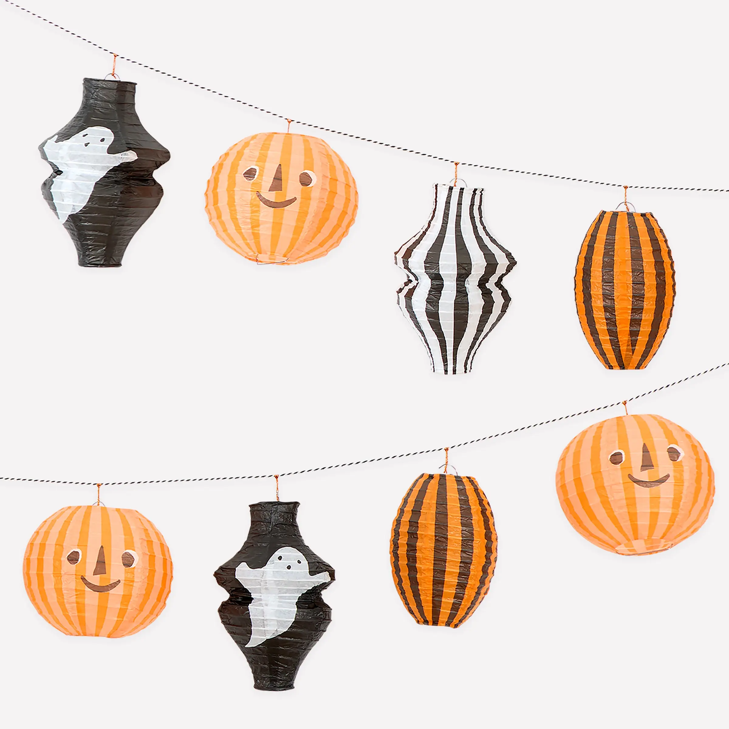 Halloween Paper Lantern Garland