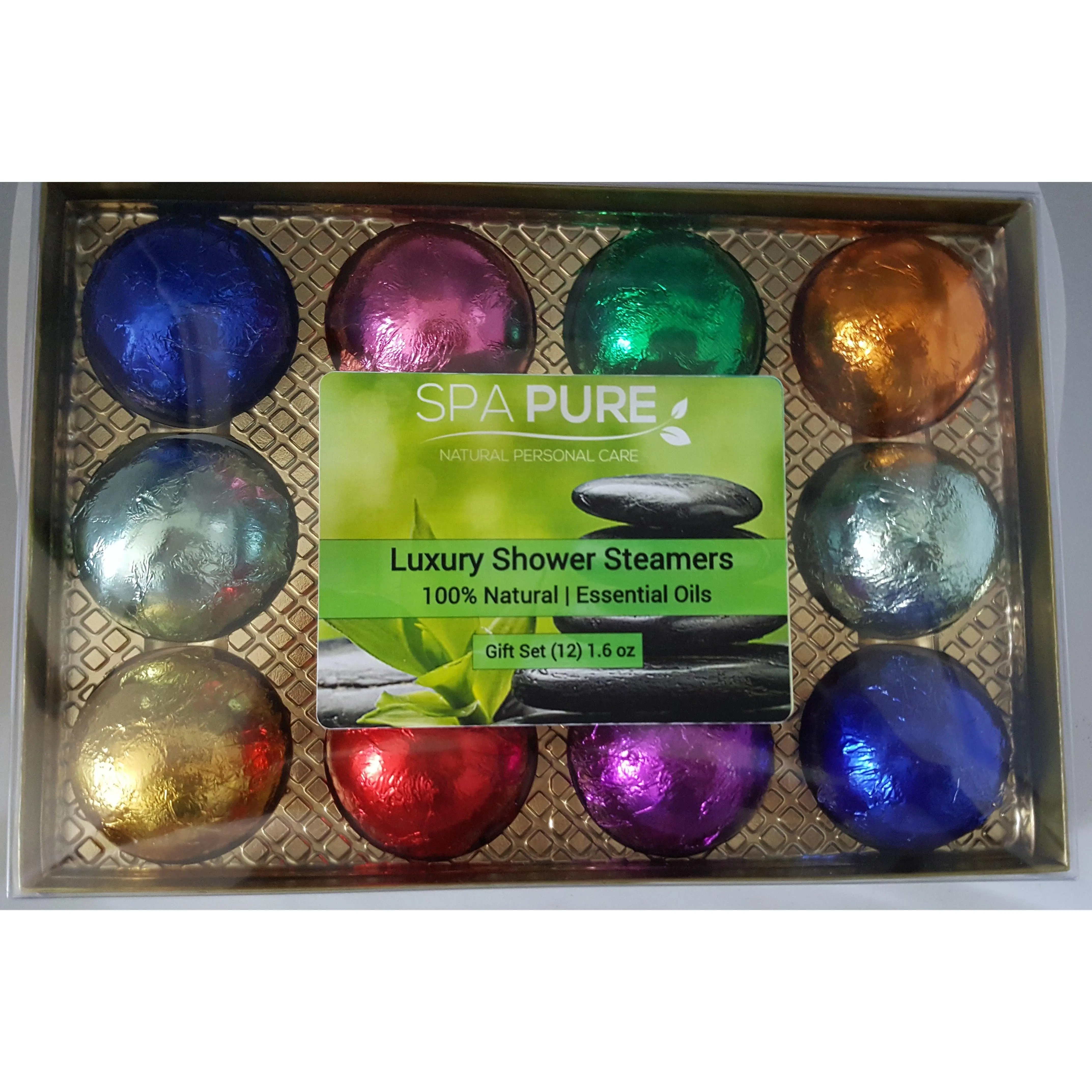 Spa Pure Luxury Aromatherapy Shower Bombs/Shower Steamers Gift Set