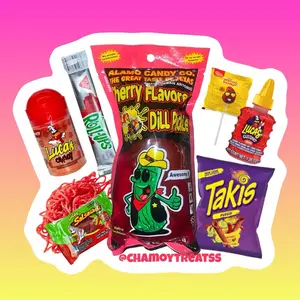 Trending Alamo Cherry Pickle Kit - Candy Snack bundle