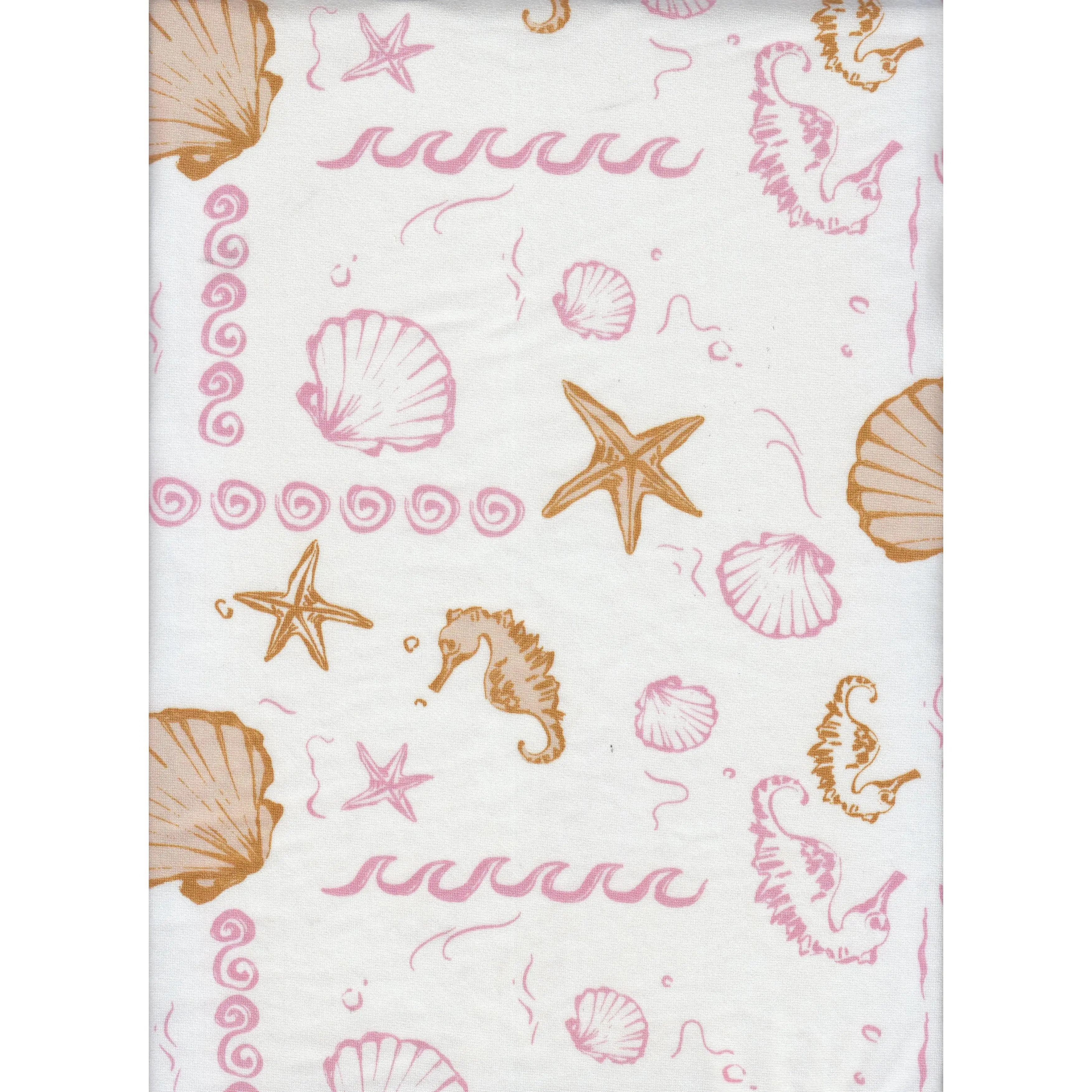 Under the Sea DTY Print Fabric – Soft Lightweight Stretch Knit 96% Polyester 4% Spandex 58/60" Wide (1 Yard)