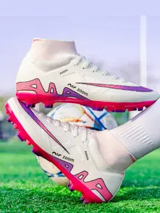 Football Shoes for Boys and Girls, Men Women Fg/ag Nails, Durable Soccer Shoes for Artificial Grass, Lightweight Comfortable Sports Shoes, Soccer Cleats