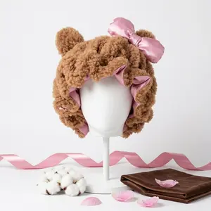 Satin Lined Bear Ears Bonnet  🐻