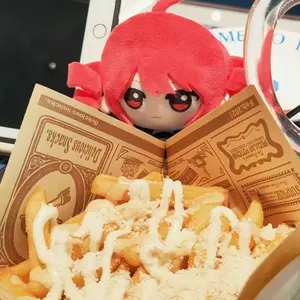 10CM Anime Kasane Teto Plush Toy Soft Sea Star Doll Stuffed Plushies Figure Cosplay Cartoon Birthday Christmas Gift for Fan Gir