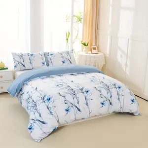 3-Piece Duvet Cover Set, Soft & Breathable Fabric, Easy Care Design, Perfect for Home Bedding Essentials, Stylish Bedroom Decor
