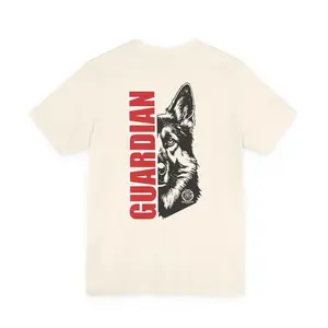 Men's Guardian Shepherd Tee | "The Shepherd Stands Guard" | Dog Lover T-Shirt