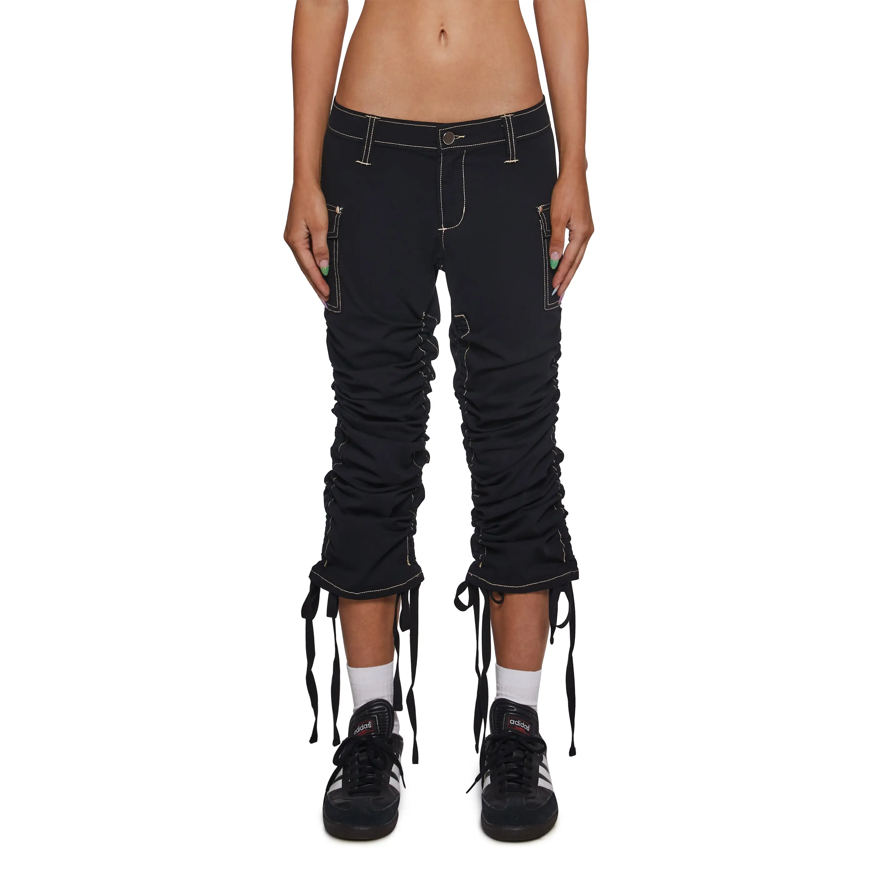 Texting Back Low Rise Pants