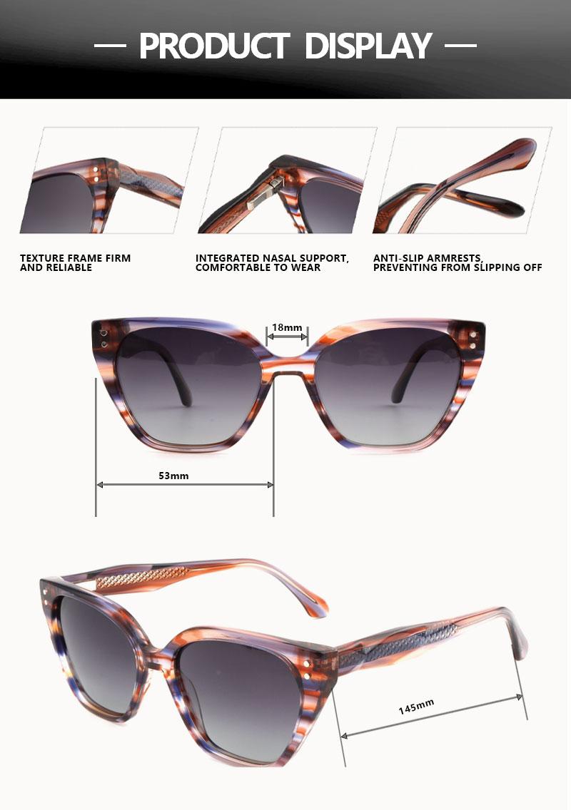 Alloio New cat-eye glasses, stylish and cool. Ideal for driving and daily outings, unisex design, perfect choice for everyone