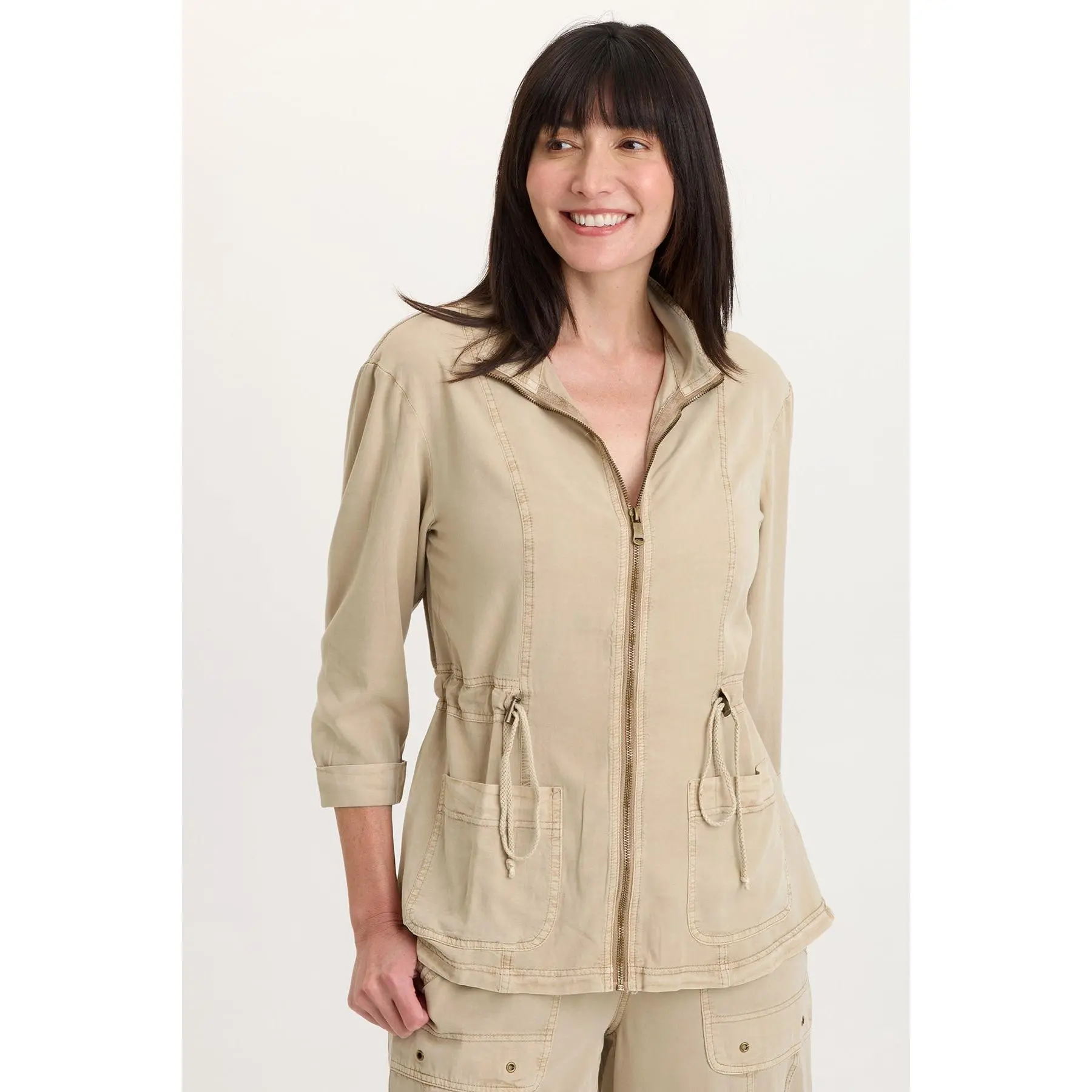 Jameson Twill Zip-Up Jacket