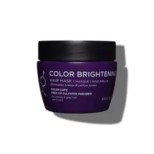 Luseta Purple Hair Mask 16.9 Oz, Deep Conditioner for Color Treated Hair Neutralizes Unwanted Yellow Tones and Removes Brassine, for Blond and Gray hair, Sulfate & Paraben Free