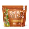 Vitauthority Bone Broth Collagen Supplement Delicious Chicken and Herb Flavored - 16g Protein & Types I II III - Nourishes Skin Hair Nails Joints Gut - Easy Preparation High Performance - 15 Servings - Fitness