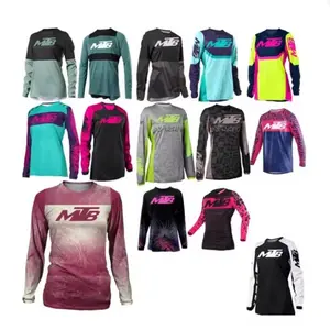 2026 women cycling long sleeve jersey offroad shirt Bicycle clothing  bike shirt enduro motocross MTB jersey offroad downhill Jersey