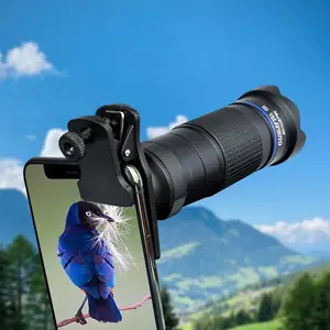 36X Phone Telephoto Zoom Lens, Portable Long Focus Phone Lens with Tripod Mount, Mobile Phone External Camera Lens, Mobile Phone Accessories for Most Smartphones