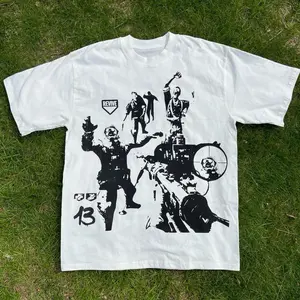 COD Zombies x LM T-shirt Casual Menswear Top Tshirt Streetwear Shortsleeve Crewneck