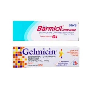 (2 PACK) Barmicil + Gelmicin - 40G skincare cream Skin Repair (2 PACK) Barmicil + Gelmicin - 40G skincare cream Skin Repair