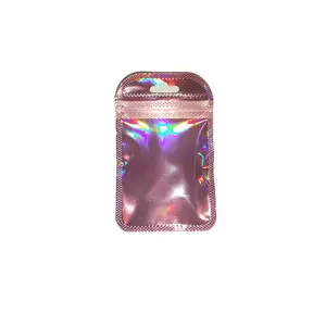 Floral Glossy Pack with 1 Bag 1 Hairpin 2 Hairclips and 1 Tattoo Sticker Makeup Pouch Container Set Gift