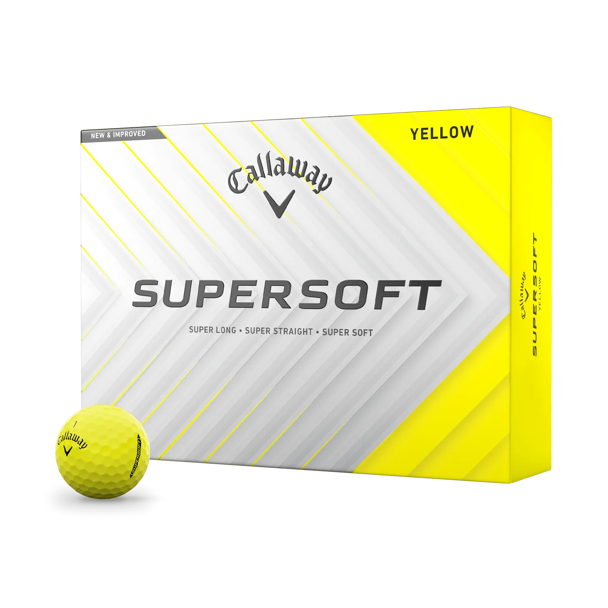 Callaway Golf Supersoft Yellow Golf Balls