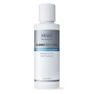 Obagi CLENZIderm M.D. Daily Care Foaming Acne Cleanser - 2% Salicylic Acid - 4 oz - Skincare, Facial Benzoyl Menthol