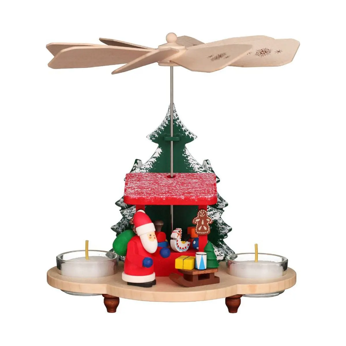 Alexander Taron 33-211 Christian Ulbricht Pyramid Decor, Festive Ornaments Featuring Santa & Toys