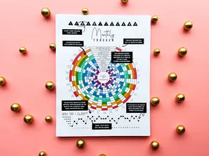 MONTHLY HABIT + TASK TRACKER NOTEPAD