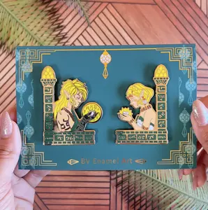 TOTK Legend of Zelda Corner Enamel Pins Link Zelda Rauru and Sonia
