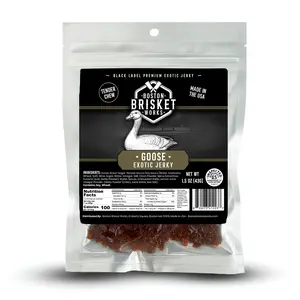 GOOSE JERKY - 100% Goose Meat – Exotic Wild Game Snack – Unique Valentines Day Gifts for Men, Boyfriend, Husband – Cool Guy Gift Idea.