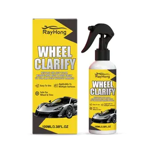 Rayhong Car Rust Remover Spray 100ML, Body Wheel Brake Dust Surface Rust Cleaning, Daily Care for Bright and Glossy Finish, Detailing Products