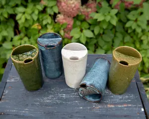 The Libby Travel Mug, Hand thrown ceramic mug cup, Coffee Mug, Gift For Mom, Gift For Dad, Gift For Him, Gift For Her