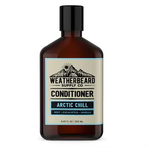 Weatherbeard Supply Co. Arctic Chill Beard Conditioner for Men- Mint, Eucalyptus, Vanilla - Lightweight, Rinse-Out Conditioner