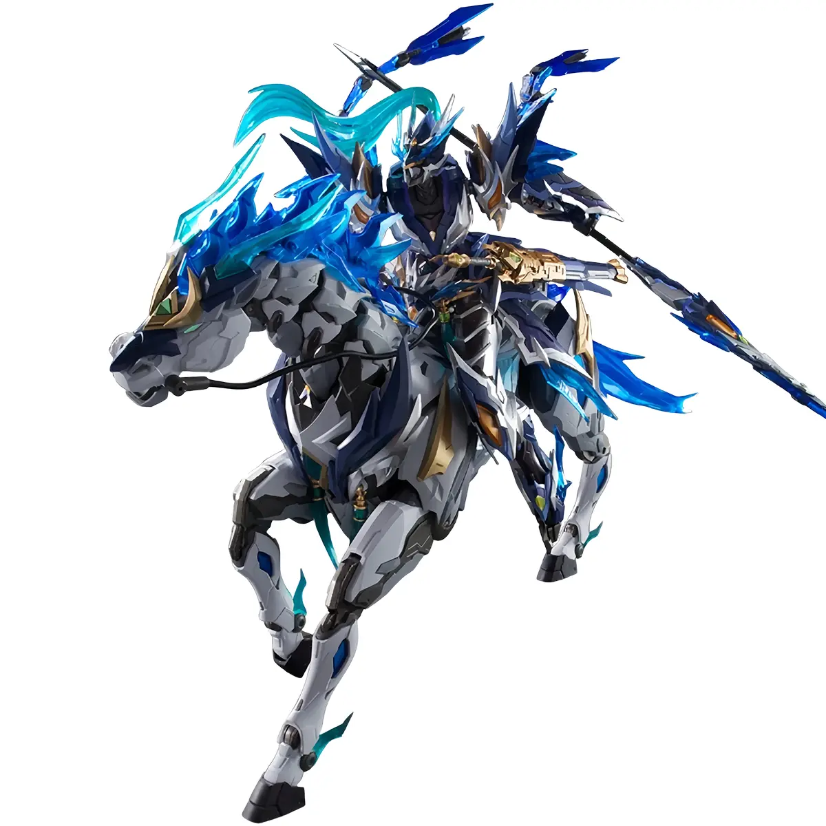 HiPlay Motor Nuclear Star of Providence Zhao Yun & Jade Orchid White Dragon Horse MNP-XH05X Alloy Assembly Model Kits