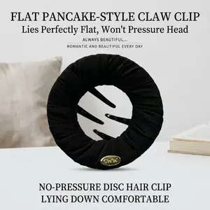Small Sleek Claw Clip Hair Bun with Hair Scrunchies Hairpieces for Women Synthetic Elegant Updo Donut Chignon Ponytail Ease Use Ice Blonde