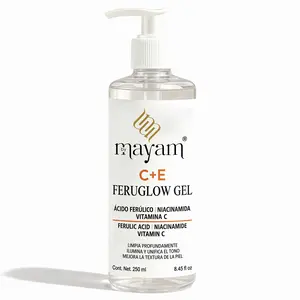 Mayam Beauty C+E FeruGlow Gel Facial Cleanser 250ml - Vitamin C Niacinamide Ferulic Acid for Deep Cleansing Even Tone & Radiant Skin