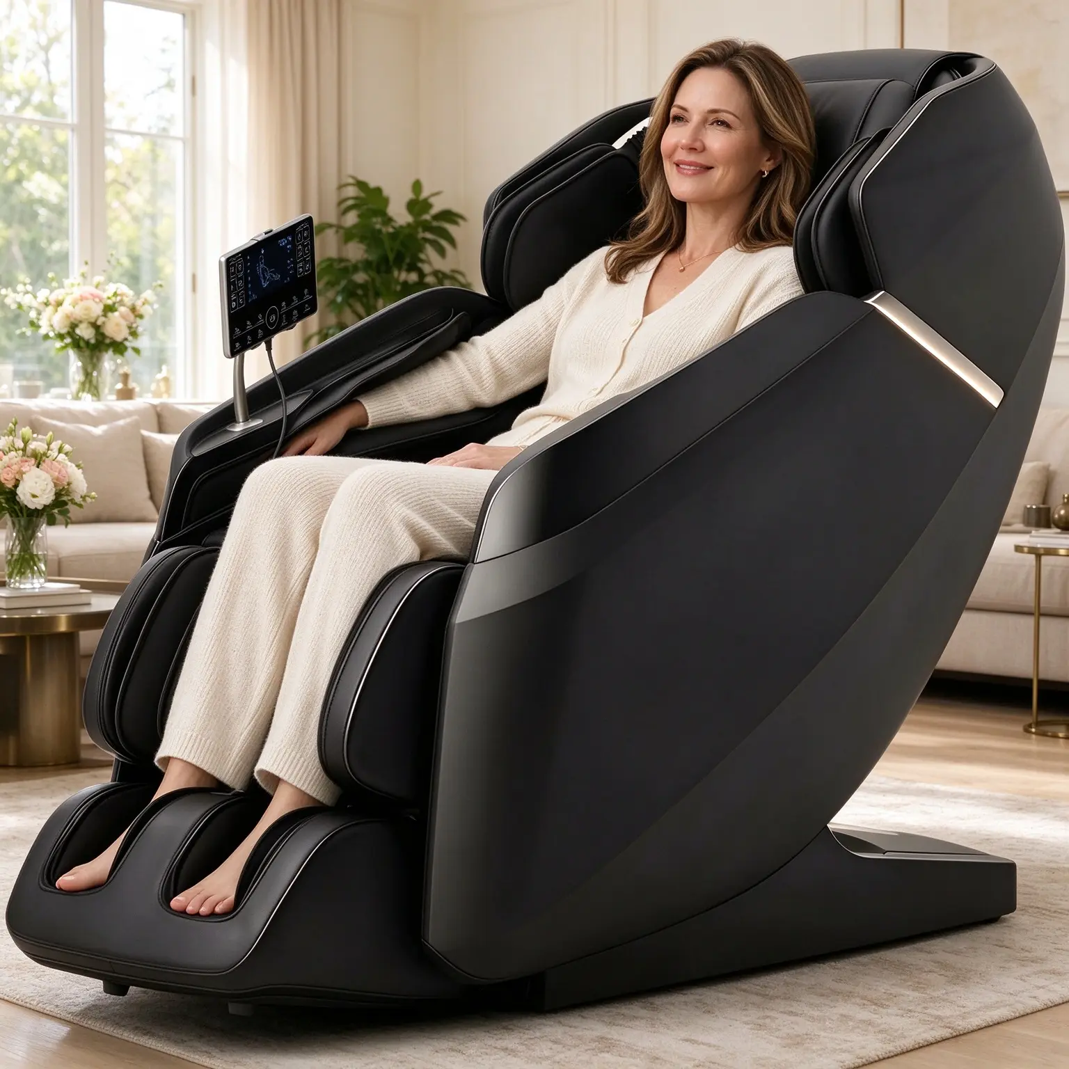 2026 Massage Chair Full Body, Zero GravityMassage Chair Recliner - Upgraded 10-PointRoller, Heating, Airbags, Foot Roller, ShiatsuFull Body Massage Chairs, Gift for Parent
