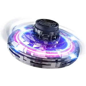 Hand Operated Mini Drones,2025 UFO Magic Flying Orb Toys with Lights,Hover Boomerang Fidget Spinner,Christmas Birthday Gifts for Boys Girls Teen Age 6 7 8 9 10 11+,Funny Kids Party Favors